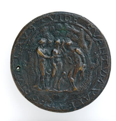 Reverse of A Cast Medal of Bishop Giovanni Battista Casalio by Antonio Vicentino